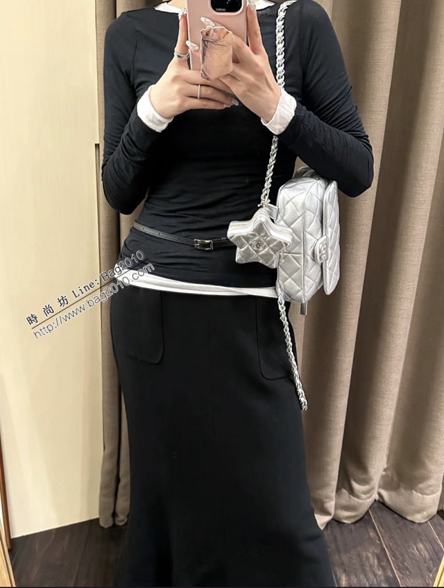 Chanel專櫃新款鏈條女包 香奈兒4621新款雙肩背包 djc6407